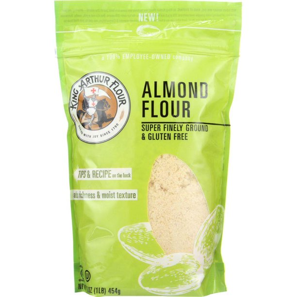 King Arthur Flour Flour, Almond, 16 Oz (Pack Of 4)