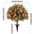 thumbnail image 3 of Realistic Artificial Outdoor Tree for Garden Decoration - Weather-Resistant & Easy Install Small Potted Plant, 3 of 5
