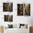 thumbnail image 4 of Designart "Refuge Rich Castles Royal wall art II" Castles Framed Wall Art Set Of 2 - Beige Architecture Framed Canvas Set For Living Room Decor, 4 of 7