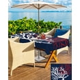 thumbnail image 5 of Fsddascl Red White Coral Outdoor Tablecloth - 60x84 Inch Rectangle Dining Table Cover, Summer Ocean Nautical Coastal Navy Blue Waterproof Outdoor Table Cloth with Umbrella Hole & Zipper for Patio, 5 of 7
