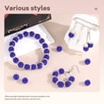 thumbnail image 2 of Craft Beads TINKRSTUFF, 160 unidades, 10 cm, diamantes de imitación de color azul oscuro, 2 of 6