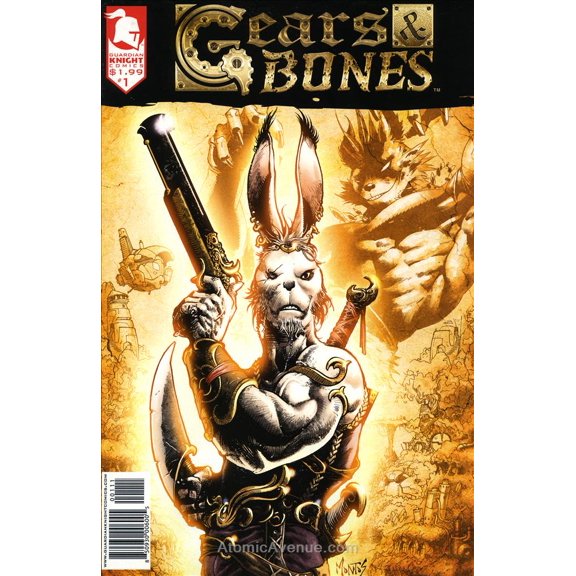 Gears And Bones #1 VF ; Guardian Knight Comic Book