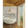 thumbnail image 2 of Vassileva, Silvia 20x24 Gold Ornate Wood Framed with Double Matting Museum Art Print Titled - Attic Bathroom II, 2 of 4