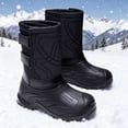 thumbnail image 6 of Xmyrz Waterproof Snow Boots For Men Slip Resistant Weekend Suitable Thermal Mid-Calf Wide Calf Boots Winter Boots Mens Shoes, 6 of 6