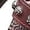 Wine, variant on Women's Black Vintage Ankle Boots Platform Non Slip Patchwork Leather Combat Boots Fashion Buckle Mid Calf Booties Size 6