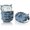 CatBlue, variant on Silicone Protective Case for AirPods 2nd & 1st Generation with Keychain, Cute Cartoon Design Shockproof Cover