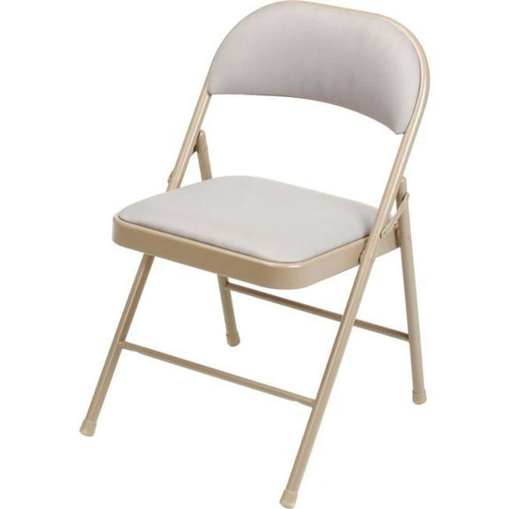 Global Industrial 607864BG Interion Folding Chair Fabric, Beige - Pack of 4