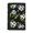 Green Star Soccer, variant on CHAQLIN Polyester Children's Wallet with Compact Large Capacity Kids Trifold Wallet for Outdoor, Dog Trifold Card Wallet