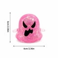 thumbnail image 3 of Squishy Halloween Ghost Stress Toy 12 Pack, Transparent Glitter Ghost Squeeze Pinch Toy, Jelly Sensory Fidget Toy, Halloween Party Favors for Kids and Adults, 3 of 7
