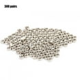 thumbnail image 2 of Hilitand Vis pour 300 Paires de Verres Sans Cadre Écrous Bouchon 1.4 Pièces de Réparation Inoxydable, 2 of 8
