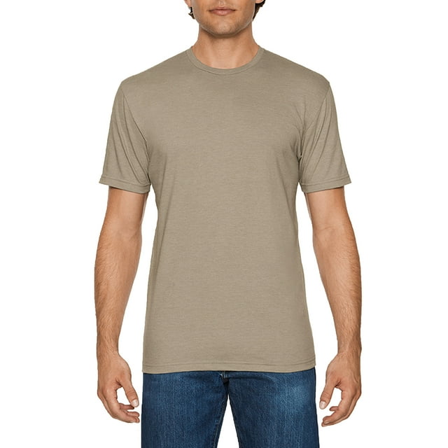 Gildan T-Shirt CVC Softstyle pour Hommes, m, Ardoise