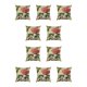 thumbnail image 3 of Funda de cojín decorativa Inteprter para decoración del hogar flores 10Conjunto, 3 of 6