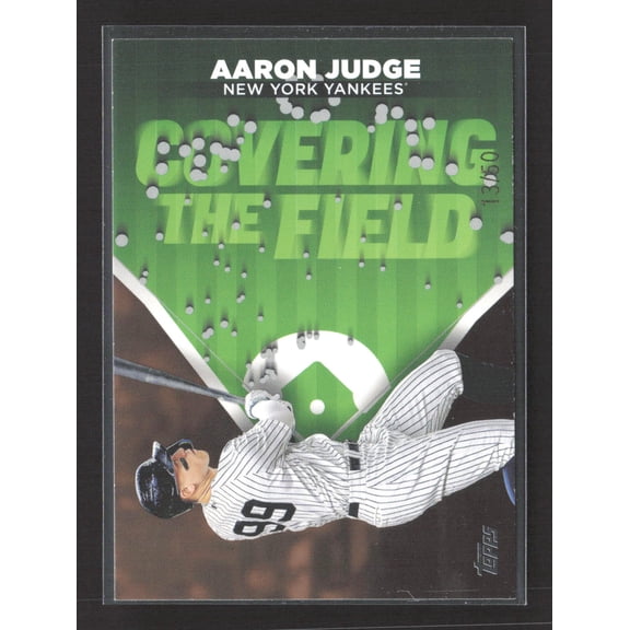 2024 Topps Covering the Field Aaron Judge CTF-2 Yankees 13/50 Baseball Card New York Yankees MLB Baseball Trading Card