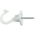 thumbnail image 4 of Ook Jumbo Swag Hook, Screw Hook 30 lbs, Steel, White, for Drywall and Wood, 1 pack, 4 of 9