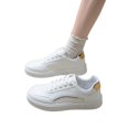 thumbnail image 3 of Women Sneakers Faux Leather Casual Shoes Comfortable Soft Walking Shoes for Dress and Everyday Wear Fashion Thick Sole Work Business Parties Tennis Sneaker, 3 of 4