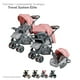 thumbnail image 2 of Carriola para Bebé y Autoasiento D'bebé Sistema de Viaje Elite Reversible Travel System Con Portabebé Rosa, 2 of 6