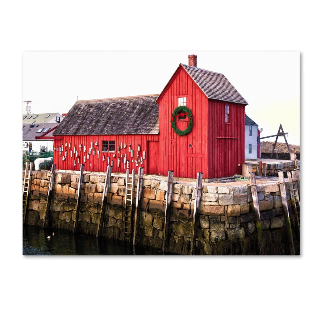 Trademark Fine Art "Boston 5" Canvas Art by CATeyes