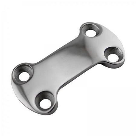 

2x Stainless Steel Straight Flat Corner Joining for Repairing Desk Table 2 Holes Mending Straight Shelf Brackets