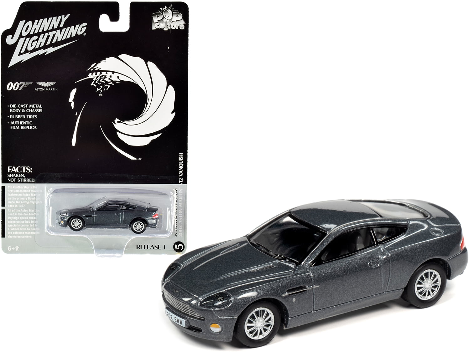Johnny Lightning Pop Culture: James Bond 2002 Aston Martin Johnny Lightning Pop Culture: James Bond 2002 Aston Martin