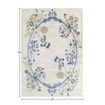 thumbnail image 3 of Rugs America Hanna VA20D Gold Magnolia Floral Transitional White Area Rug, 2'x4', 3 of 7