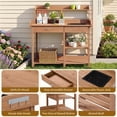 thumbnail image 4 of Renwick Garden Potting Bench with Basin & Drawer, Brown, 4 of 9