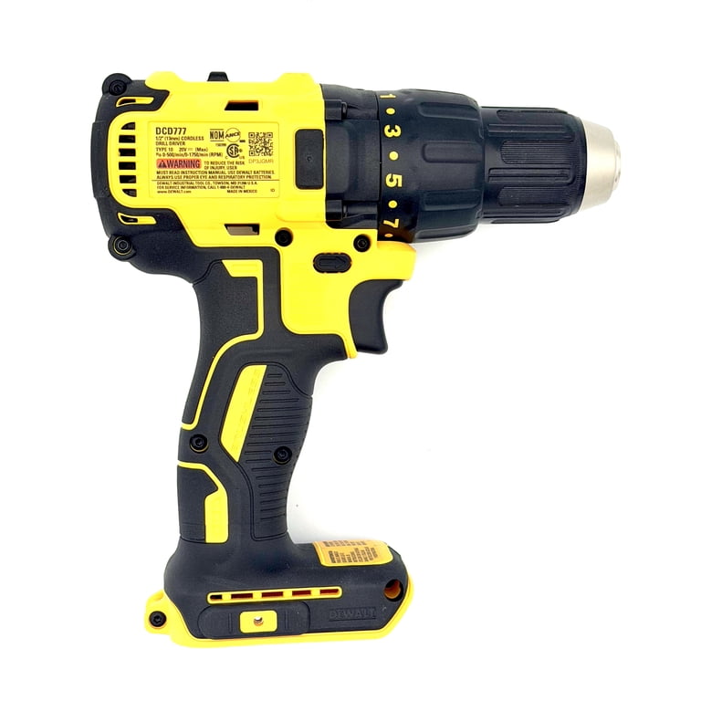 DeWalt DCD777 20V MAX Cordless Drill Driver, Compact and