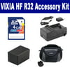 Canon VIXIA HF R32 Camcorder Accessory Kit includes: SDC-26 Case, SDM-1556 Charger, ACD786 Battery, KSD4GB Memory Card
