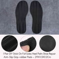 thumbnail image 6 of WM25 1 Pair DIY Stick On Full Soles Heel Palm Shoe Repair Anti-Slip Grip-rubber Pads - 29X11., 6 of 10
