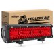 thumbnail image 1 of Barra de luces LED Nilight, 30 cm, 240 W, color rojo, triple hilera, Spot Flood, 1 of 1