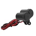 thumbnail image 5 of Motorcycle Handlebar Phone Charger Cigarette Lighter Socket Single USB Blue LED Waterproof for Electronic Devices, 5 of 5