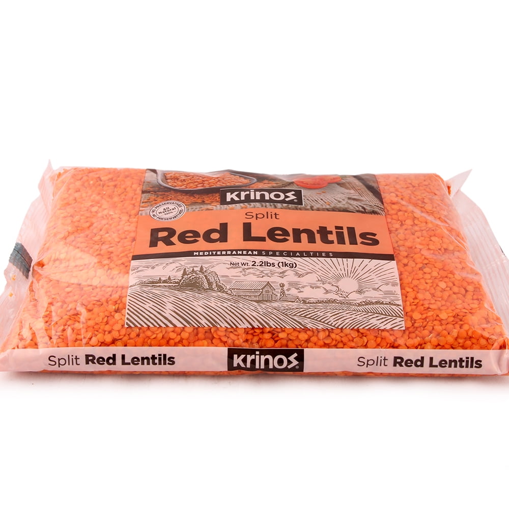Krinos Red Lentils 2.2lb