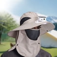 thumbnail image 5 of PBAZIH Solar-Powered Mini Fan Sun Hat with USB Rechargeable Battery, Strong Airflow Hat for Outdoor Hiking, Versatile Summer Hat for Fishing, Lightweight Travel Cap, Multi-speed Wind Modes, 5 of 6