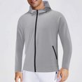 thumbnail image 2 of WILLBEST Jackets for Men Spring and Autumn Sports Coat Men's Light Version Nylon Casual Wear Hooded Running Wear Fitness Wear Training Wear, 2 of 5