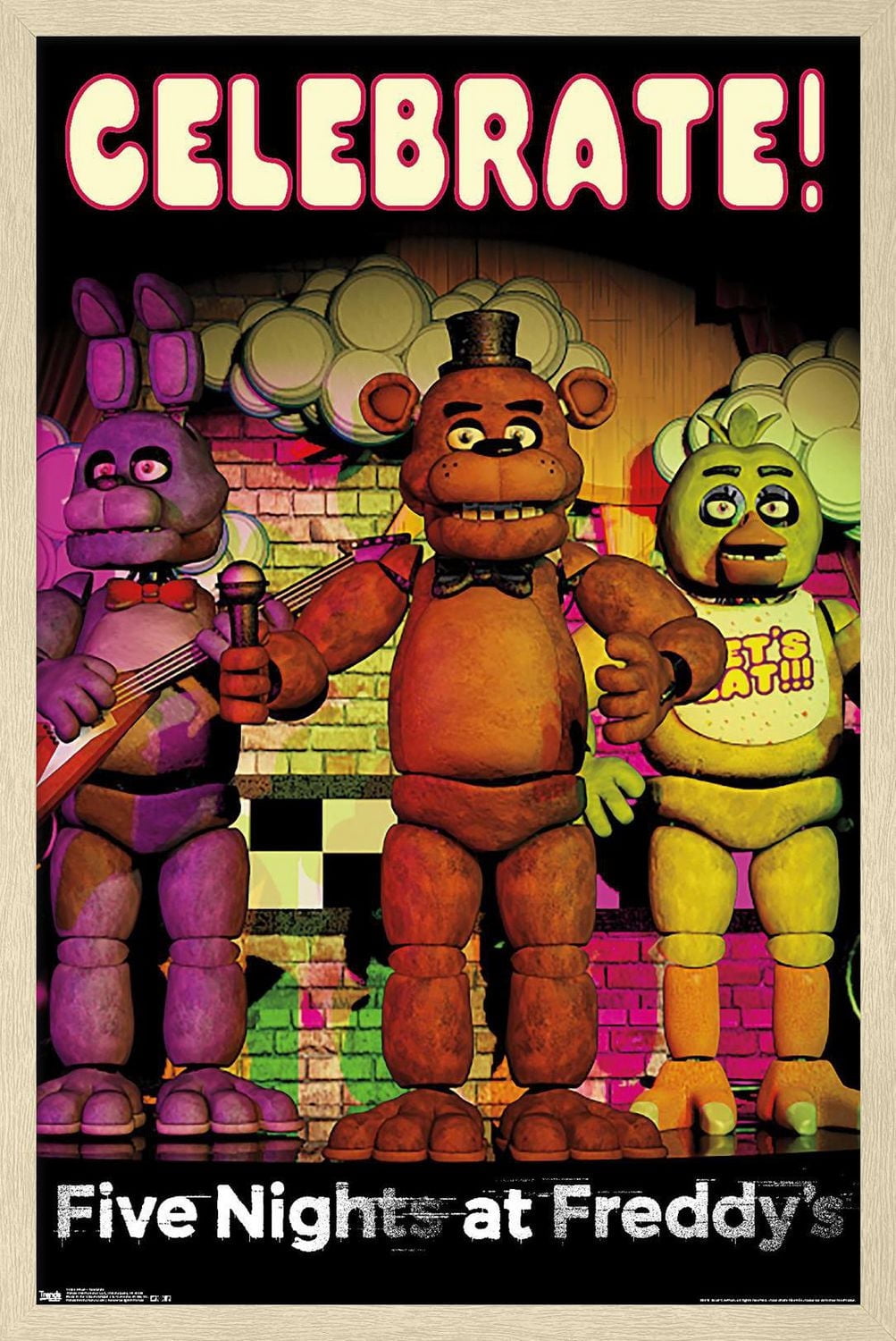 Five Nights at Freddy's - Celebrate Wall Poster