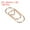 Or Rose, variante sur Unique Bargains 1 Trombone en Forme de Cœur Mignonne Décorative Amusante Pinces Signets 0,8 Po Ton Or, Lot de 100