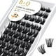 thumbnail image 2 of Lash Clusters B06 Extensiones de pestañas DIY 72 grupos de pestañas CD Curl B&Q pestañas Wispy Volume Lashes grupo individual DIY en casa (B06,D-8-16MIX), 2 of 4
