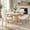 A-Natural(1table+4chairs+1bench), variant on Leovanni Modern 48" 5-Piece Solid Wood Dining Table Set with 4 Upholstered Chairs, Rectangular Kitchen & Dining Room Set, Natural