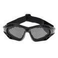 thumbnail image 2 of Táctico Ningún Ojo Ajustable De Las Gafas De Seguridad De Las Gafas De La Malla De Alambre De La Niebla Protege El Negro Sunnimix Gafas de malla de alambre, 2 of 7