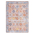 thumbnail image 3 of Haperlare Boho Distressed Area Rug Low Pile Non-Slip Moroccan Trellis Rug Indoor Floor Carpet for Living Room, 8' x 10' Orange, 3 of 7