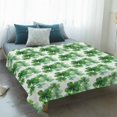 thumbnail image 4 of St Patricks Day Blanket Soft Cozy Warm Throw Blanket for Couch, Plush Fuzzy Flannel Fleece Blankets for Sofa, Spring Watercolor Green Shamrock Bed Blankets Lightweight Gifts for Women, 40"x60", 4 of 9