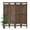 Brown, variant on Breltam 4 Panels Wood Room Divider and Folding Screen for Room Separation, Freestanding Partition Wall Dividers for Home Bedroom Office, No Assembly Required
