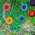 thumbnail image 6 of 1 Pieces Metal Flowers Outdoor Decor, 8 Inch Wall Art 3D Daisy Decor Multiple Layer Farmhouse Boho Style Metal Art for Indoor Outdoor Home Living Room Office Garden Porch Decor, 6 of 6
