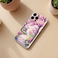 thumbnail image 3 of SKLYDDI Multicolor Peaceful Garden for iPhone 12 Mini Case - Cherry Blossom Design, TPU Flexible Cover, Aesthetic Cute, 3 of 7