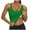 Green, variant on Women Tank Tops Zeophrasy Fashion Women's Summer Sleeveless Solid U-Neck Blouses Tank Top With Chest Cushion Short Top Great Gift for Less Hot Pink S