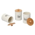 thumbnail image 3 of Sugar Jar,3pcs Tea Container Bamboo Tea Container Coffee Container Compact and Lightweight, 3 of 6