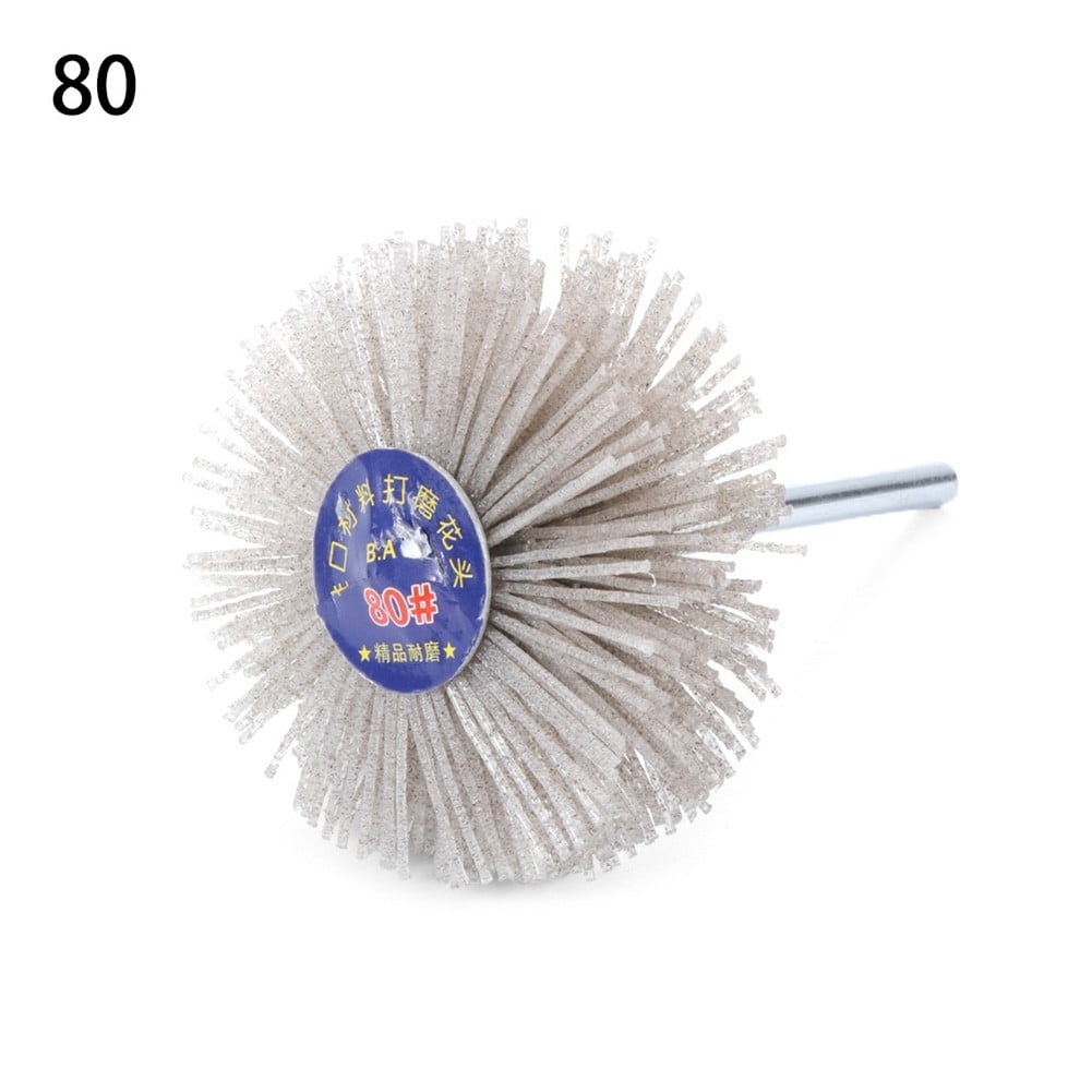 3 Nylon Polishing Wheel Brush with 1/4 Shank for Wood Carving and Wood Furniture Polishing 120 Grit 3 Nylon Polishing Wheel Brush with 1/4 Shank for Wood Carving and Wood Furniture Polishing 120 Grit