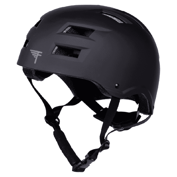 Flybar Certified Multi Sport Helmets For Skateboarding, Bicycling, Roller Blading, Longboarding & Pogoing - Black S/M