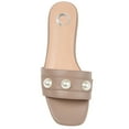 thumbnail image 4 of Journee Womens Leonie Slide Flat Sandals, 4 of 8