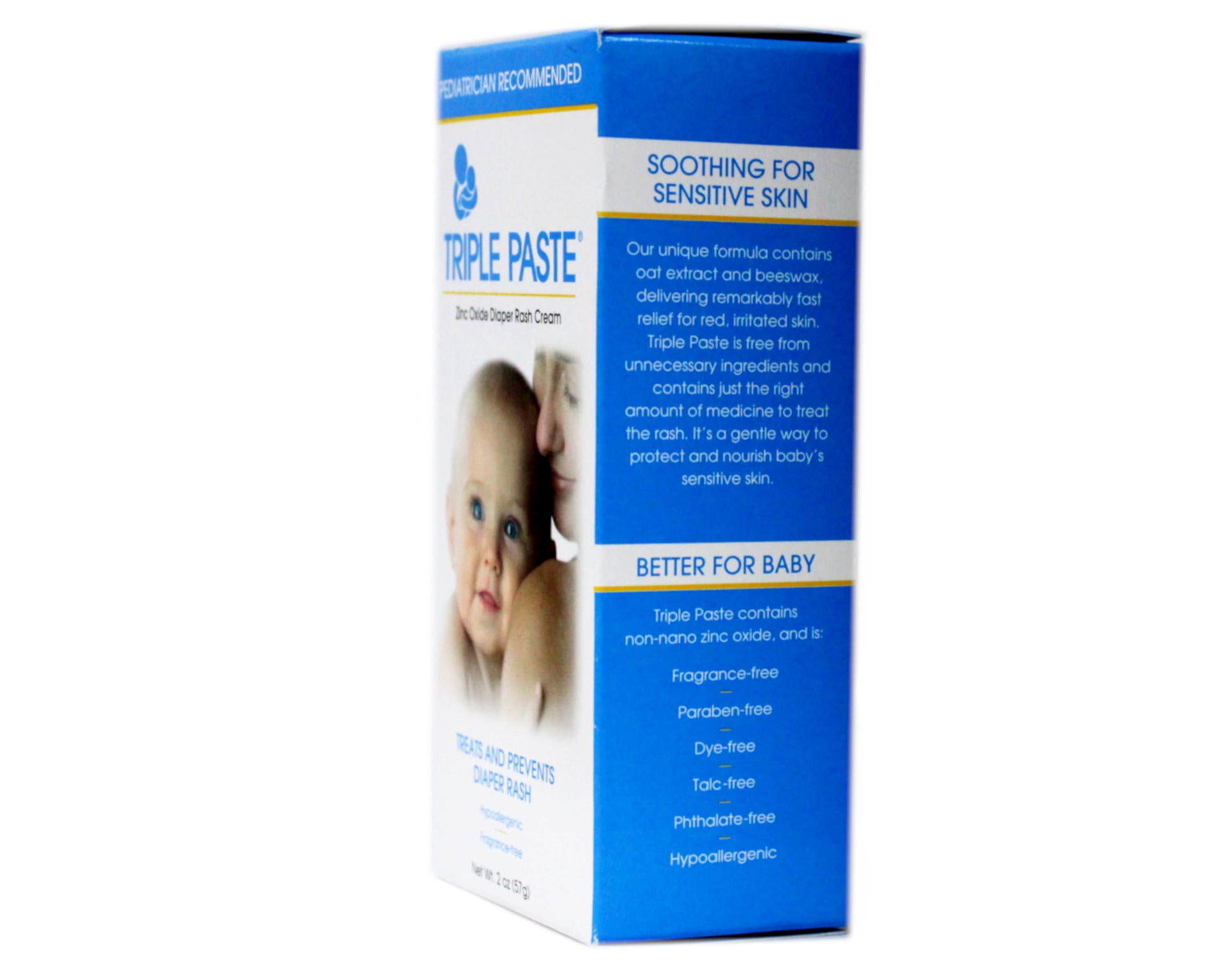 Triple Paste Zinc Oxide Diaper Rash Cream - 2 oz - The Online Drugstore ©