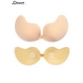 thumbnail image 3 of Spencer Women's Strapless Sticky Bra Self Adhesive Backless Push Up Bra Reusable Invisible Silicone Bras "Skin,A Cup", 3 of 8